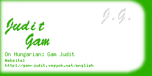 judit gam business card